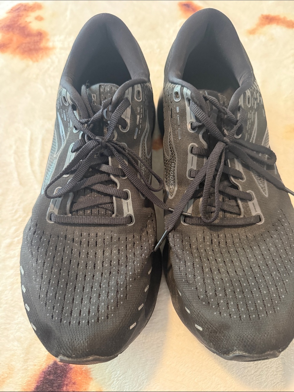 Brooks Glycerin Men’s Black Running Shoes 13 Wide - Picture 2 of 5